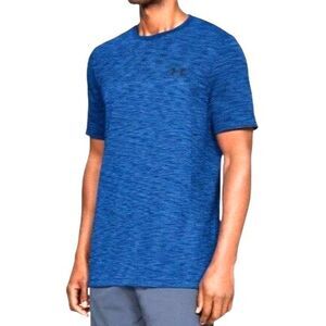 Under Armour Mens S The Vanish Tee T-Shirt Seamless Short Sleeve Active Top Blue